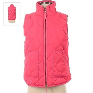J. Crew Zipper Quilted Puffer Vest